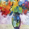 Finger Painting Flowers